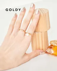 【SALE】GOLDY/ゴールディ/ウェーブオンザパールメタルセットリング/アクセサリー/5201001のサムネイル