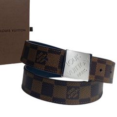 1765　LOUIS VUITTON ルイヴィトン　ダミエ エベヌ　サンチュール　ベルト　80　M6803