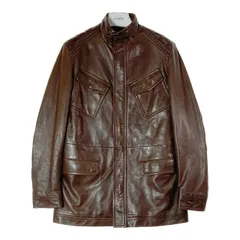 【希少XL 美品】サルヴァトーレ フェラガモ ラムレザー ジャケット ガンチーニ 中古・古着通販】Salvatore Ferragamo (サルヴァトーレ