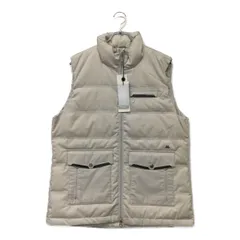 未使用品 メンズ カッパゴルフ KAPPA GOLF ダウンベスト LL ライトグレー ダブルジップ