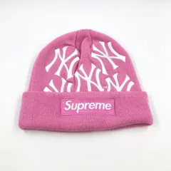 Supreme NYロゴ ビーニー 2025年最新】Supreme New York Yankees New Era Box Logo Beanie