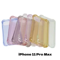 iPhone 11 Pro Max ジャケット 光沢 TPU ジェル ソフト シンプル 透明 クリアタイプ プレーン 無難なデザイン スッキリ印象 ケース カバー