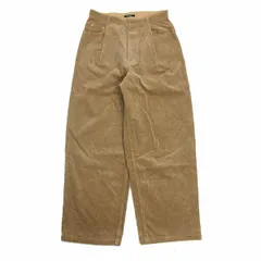 k■ジャーナルスタンダード/JOURNALSTANDARD ワンタック ワイドコーデュロイパンツ【40】茶/MENS■89【中古】