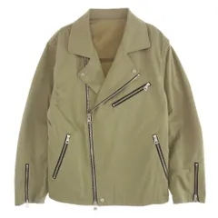 ISAMUKATAYAMA BACKLASH イサムカタヤマバックラッシュ 22SS D2001-02 Dickies ディッキーズ TCツイル ダブル ライダ－スジャケット ベージュ系 M【中古】のサムネイル