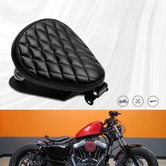 ハーレーダビッドソン スポーツスター専用ソロシート チョッパー ボバースタイル  高品質PUレザー仕様