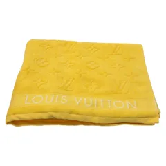 ルイ・ヴィトン LOUIS VUITTON タオル ビーチタオル M78458 イエロー コットン ビーチタオル ユニセックス 未使用