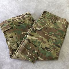 MILITARY ミリタリー 米軍実物 U.S.ARMY 80s ~90s カモフラ 迷彩柄 フィールドパンツ ミリタリーパンツ カーゴパンツ コード付き 絞り紐付き 大判ポケット 多数ポケット ベルトループ