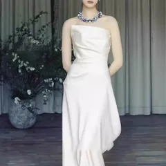 ウェディングドレス ブライダル 結婚式 花嫁 ウエディングドレス 二次会 パーティードレス 上品 マーメイドドレス ロング オフショルダードレス 0802