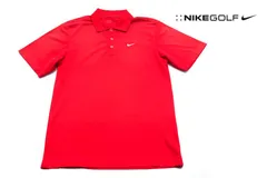 【中古】ナイキゴルフ｜Nike｜半袖ポロシャツ｜ドライフィット｜S｜レッド