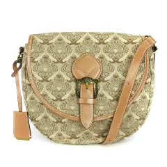 アナスイ ANNA SUI ショルダーバッグ ジャガード マグネットホック チャーム 総柄 ベージュ 鞄 ■SM1のサムネイル