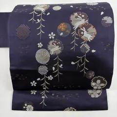 売約済み【秋のおしゃれ用に】★★新品未使用　正絹雪輪名古屋帯★★ 楽天市場】正絹 名古屋帯 雪輪の通販