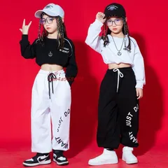 キッズダンス衣装 セットアップ ヒップホップダンス衣装 韓国 キッズ ダンス衣装 ヒップホップ チアダンス ヒップホップダンスパンツ HIPHOPダンス衣装 衣装  am4a968439