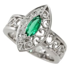 本物保証】 鑑付 新品同様 リング 約7.6g Pt900 天然 ブルートルマリン  