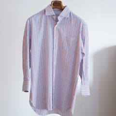 【美品】Sartoria Ring(サルトリアリング）日本製　ワイドカラーシャツ  Size:42