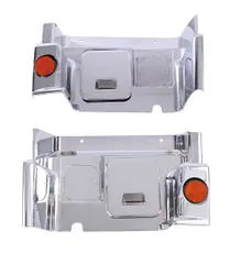 日野 NEW プロフィア グランドプロフィア メッキ ステップ マイナーチェンジ後 左右セット トラック デコトラ 社外品 ドレスアップ カスタム パーツ のサムネイル