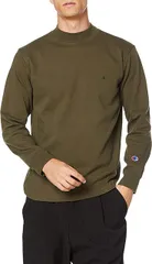 【新品】Champion(チャンピオン) 長袖 カジュアル ウェア メンズ MOCKNECK LONG SL　オリーブ　C3S402-655