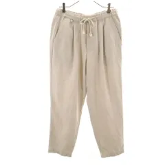 ヘルス 日本製 コットン×リネン イージーパンツ M ホワイト HEALTH メンズ