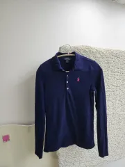 ポロ ラルフローレン ネイビー 長袖 ポロTシャツ