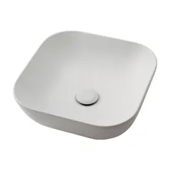 【#LY-493232-W】カクダイ  角型洗面器 マットホワイト  KAKUDAI