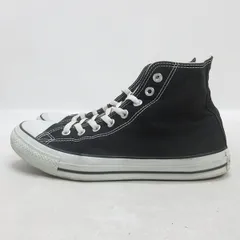 H■【27.5cm】コンバース/CONVERSE ALLSTAR オールスターHI キャンバススニーカー/黒/MENS■43【中古】