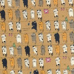 コットンこばやし　リップルプリント　綿100％　112cm巾x100cm　ハンドメイド　じんべい　浴衣