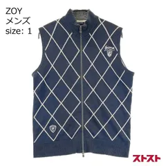 ZOY　ゾーイ　ネイビー ノースリーブベスト 少し豊富な贈り物 ZOY ゾーイ ネイビー ノースリーブベスト