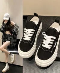 厚底スニーカー レディース ローカット靴