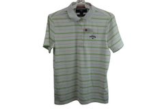 【美品】Callaway(キャロウェイ) ポロシャツ 白黄緑ボーダー レディース L 241-151893 ゴルフ用品 2504-0749 中古