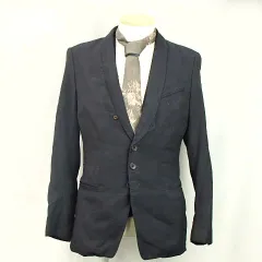 【paul smith】ポールスミス ジャケット ベスト ネクタイ ネイビー 3点 メンズ【中古】4-35