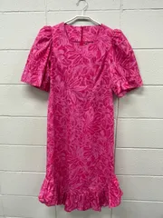 【値下げしました】フラダンス　ハワイアンドレス　ピンク　ヴィンテージ