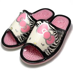 【新品】 [サンリオ sanrio] 日本製健康サンダル サンリオアニマル SAHS004 (ブラックピンク ハローキティ, 23.0 cm) 0