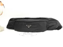 プラダ クロスボディバッグ テスート黒 斜め掛けショルダーバッグ ウエストバッグ 美品@84 3