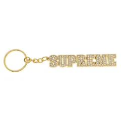SUPREME (シュプリーム) 18SS Block Logo Keychain ブロックロゴ キーチェーンホルダー ゴールドのサムネイル