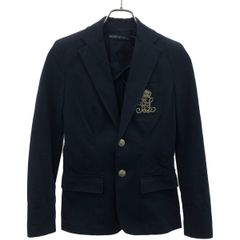 ラルフローレン ウール カシミヤ アンゴラ 金ボタン エンブレム