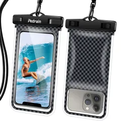 スマホ 防水ケース【指紋認証・顔認証・水に浮く】IPX8認証 防水保護 タッチ快適 防水携帯ケース 通話可 Face ID認証対応 水中撮影 密封 iPhone15 14Pro 14 13Pro iPhone13 iphone12 SamsungS