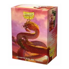 ドラゴンシールド スタンダードサイズ マットデュアルアートスリーブ ウッドドラゴン 2024 AT-12186 100枚入り DRAGON SHIELD
