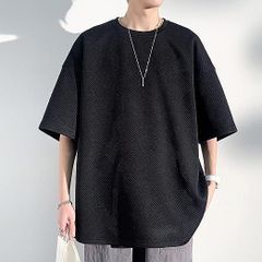 夏服 メンズ tシャツ メンズ 半袖 大きいサイズ 無地 五分袖 速乾性 柔らかい 服 メンズ xzdsbpb