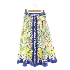 チェスティ Chesty フレアスカート ひざ下丈 フワラー 花柄 総柄 0 XS ミックスカラー /KO ■OS