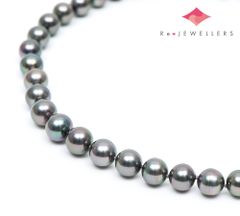TASAKI（タサキ） 8.3-10.7mm 黒蝶真珠(南洋真珠)   ネックレ