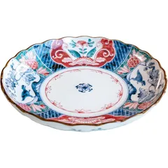 [アワサカ] 日本製 食器 江戸っ子恐竜 良縁竜 大皿 EK88-A01 φ230×45mm 1