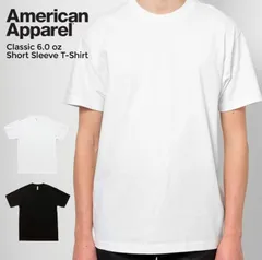 American Apparel アメリカン アパレル 半袖Tシャツ 6.0オンス　ヘビーウェイト　無地Tシャツ