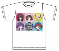 【中古】衣類 集合 ぷちちょこグラフィックTシャツ ホワイト フリーサイズ 「冴えない彼女の育てかた Fine」