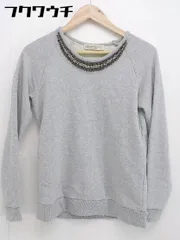 ◇ BEAUTY&YOUTH ビューティ&ユース UNITED ARROWS ビジュー 長袖 トレーナー グレー レディース 【中古】 【1105200002867】