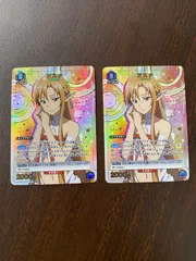 ファイブクロス　カード　SAO プロモ　アスナ　3枚セット ブースターパック アニメ ソードアート・オンライン 10th