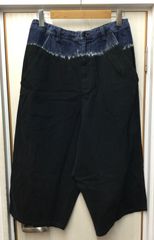 Y’s ワイズ DENIM DISCHARGE カーゴパンツ サイズ2