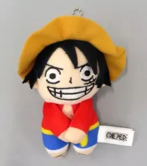【中古】キーホルダー モンキー・D・ルフィ 「ワンピース・プレミア・サマー2023 コレクタブルだきつきマスコット」 ユニバーサル・スタジオ・ジャパン限定