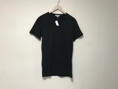 新品未使用本物ジェームスパースJAMESPERSEトゥモローランドコットン洗い加工Vネック半袖Tシャツメンズサーフアメカジミリタリーストリートスケーターワークビジネススーツモードゴルフドレス黒ブラック00アメリカ製XXSのサムネイル