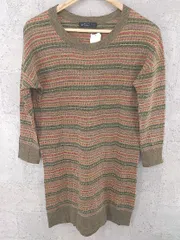 ◇ BEAUTY&YOUTH UNITED ARROWS ビューティアンドユース 総柄　ウール 長袖 ミニ ニット ワンピース  マルチ レディース  【中古】 【1002799269261】