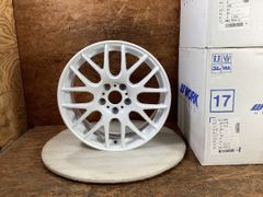 【送料無料】未使用品　WORK エモーション M8R 17インチ 7.0J 5/100 +47 WHT(ホワイト) 　1台分　 プリウス 86 BRZ レガシィ カローラスポーツ 等