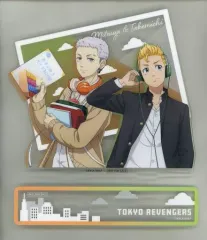 【中古】アクリルスタンド・アクリルパネル 花垣武道＆三ツ谷隆 BIGアクリルスタンド 「東京リベンジャーズ あたりつきハピネス缶バッジBOX ENJOY MUSIC」 A賞